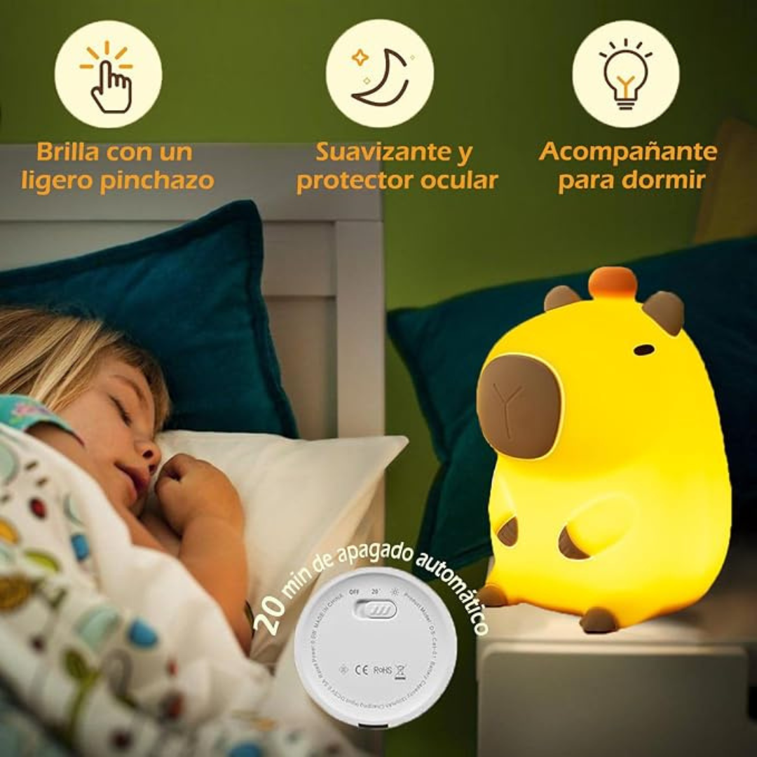 Lámpara Capibara para meditación